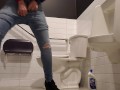 Playtime At The Urinal: Standing Piss Through My Fly Like A Man