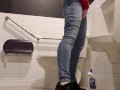 Playtime At The Urinal: Standing Piss Through My Fly Like A Man