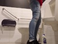 Playtime At The Urinal: Standing Piss Through My Fly Like A Man