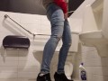 Playtime At The Urinal: Standing Piss Through My Fly Like A Man