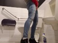 Playtime At The Urinal: Standing Piss Through My Fly Like A Man