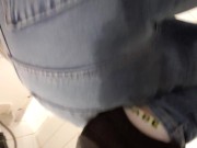 Playtime At The Urinal: Standing Piss Through My Fly Like A Man