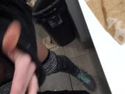 Late NIGHT PiSS In Gas Station Sink