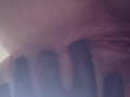 BBW solo anal fingering and buttplug