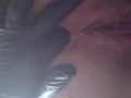 BBW solo anal fingering and buttplug