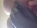 BBW solo anal fingering and buttplug
