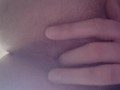 BBW solo anal fingering and buttplug