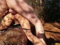 Creampied on the Side (4K Public Nature Sex)