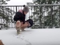 Attempting To Write My Name In The Snow With My Piss