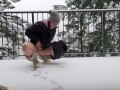 Attempting To Write My Name In The Snow With My Piss