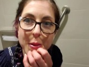 Barefoot In The Filthy Public Restroom