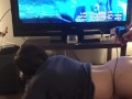 Cute Girl Gets Fucked While Her Boyfriend Plays Games