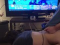 Cute Girl Gets Fucked While Her Boyfriend Plays Games
