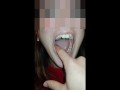 Girl hard biting finger (Sensitive Content)