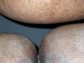 Ebony Bbw doggy style fuck,creampie close up before work by BHM pt2. ASMR.