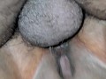 Ebony Bbw doggy style fuck,creampie close up before work by BHM pt2. ASMR.