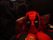 Deadpool Valentine date strapon fuck