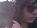 Taking a sun sitting on the grass