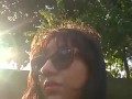 Taking a sun sitting on the grass