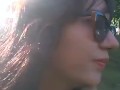 Taking a sun sitting on the grass
