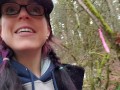 Girl Pissing In The Woods
