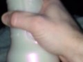 Slow fleshlight insertion