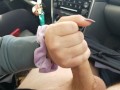 Handjob while she drives