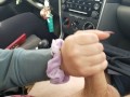 Handjob while she drives