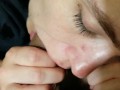 Flaccid Foreskin Tonguing and Tip Licking Blowjob, Up Close POV