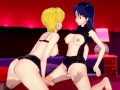 Evangelion — Misato and Ritsuko Threesome(3d Hentai)