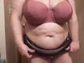 Pawg milf trying on lingerie