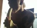 Banana Blow Job suck and fuck