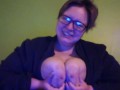 Frazzle Shows off her 38DDD TITS!