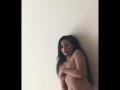 Topless Long Legs Nude Photoshoot Lingerie BTS