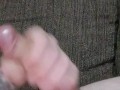 Masturbation with slow-mo cum shot