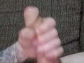 Masturbation with slow-mo cum shot