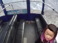 Sex with Hot Girl in the Cable Cars at the Ski Resort — POV Amateur Couple