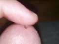 Playing with precum in slowmo