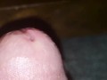 Playing with precum in slowmo