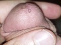Playing with precum in slowmo