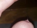 Playing with precum in slowmo