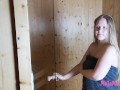 BBW Maja Meer gets fucked in the sauna