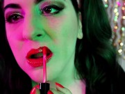 100 Layers of Red Lipgloss ASMR Kisses