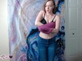 Cute Girl Trying on and Modeling Tube Tops
