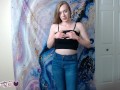 Cute Girl Trying on and Modeling Tube Tops
