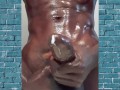 Hot guy shows off and strokes his big black dick Compilation video!!