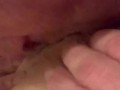 Husband eating his own cum on demand from his wife’s wet cream filled squir