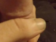 Another tease playing with my dick 