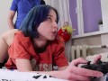  Gamer Girl gets Fucked and gets Orgasm while she plays Uncharted