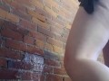 Piss on wall desperate 